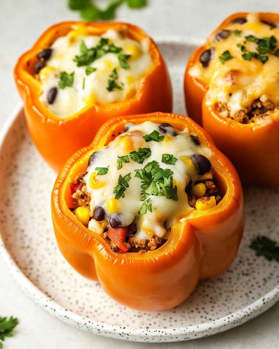 Enchilada Stuffed Bell Peppers Recipe - Recipe Image