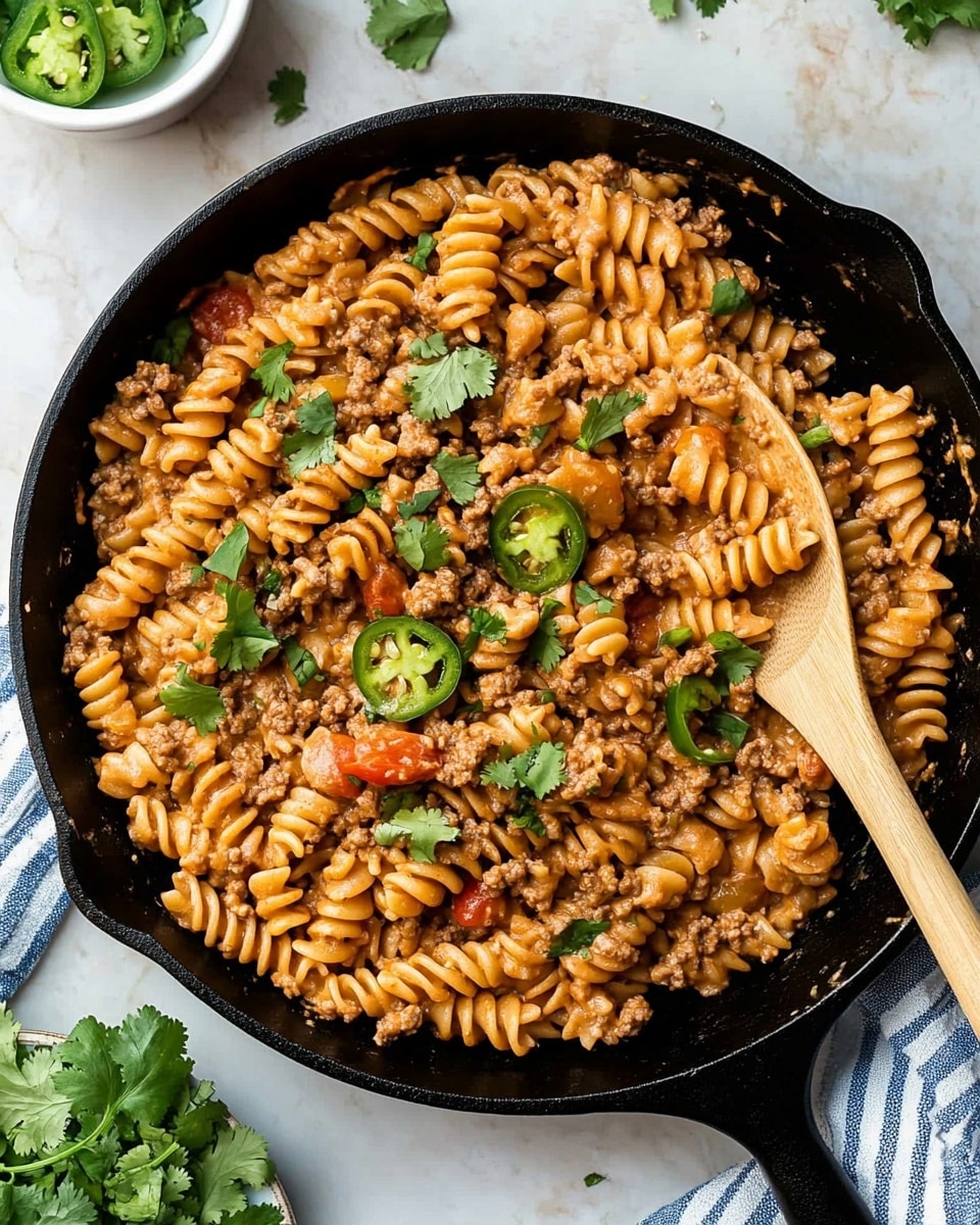 One-Pot Taco Pasta Recipe - Recipe Image