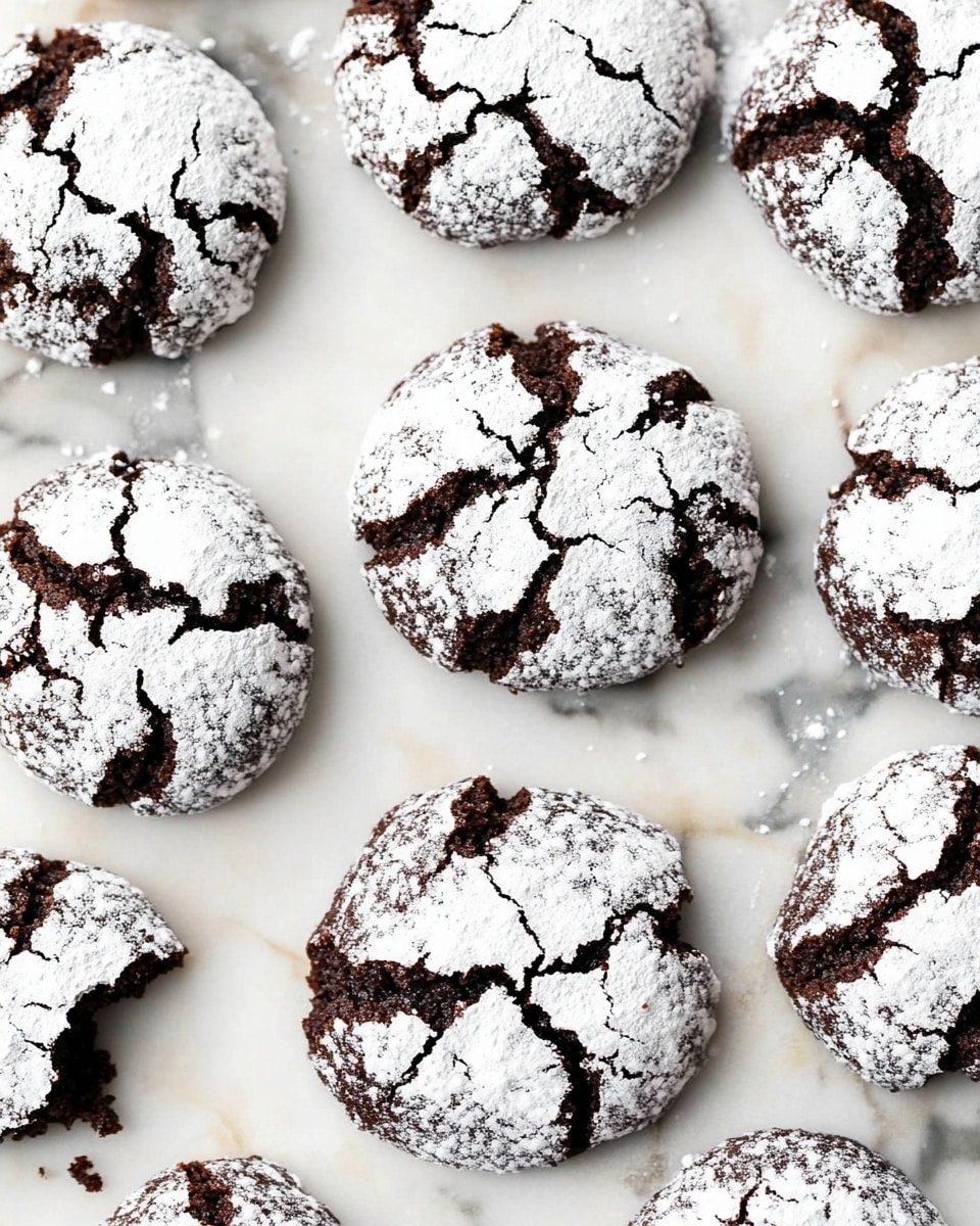 Double Chocolate Crinkle Cookies Recipe - Recipe Image
