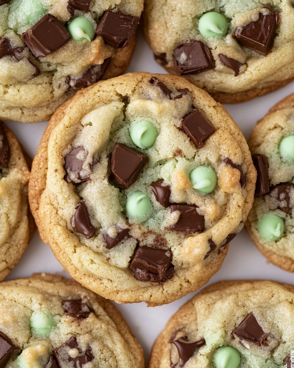 Mint Chocolate Chip Cookies Recipe - Recipe Image