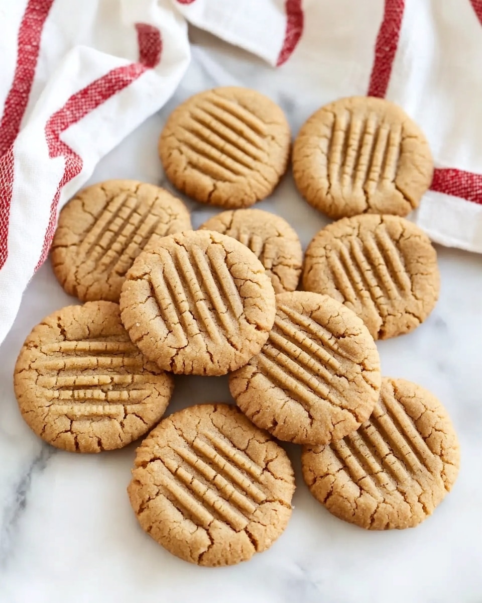 3 Ingredient Peanut Butter Cookies Recipe - Recipe Image