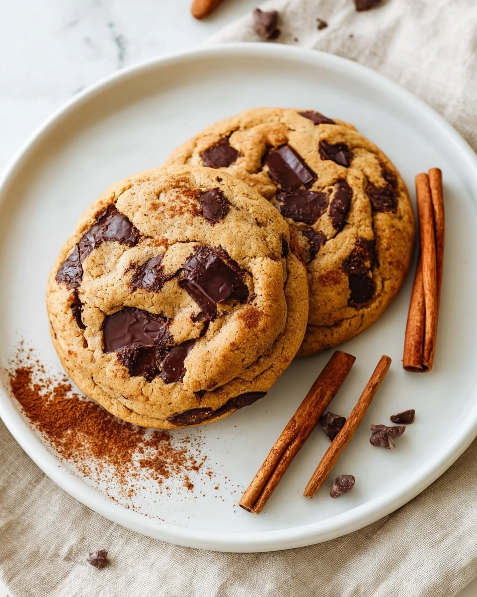 Fall Chocolate Chip Spiced Cookie Recipe - Recipe Image