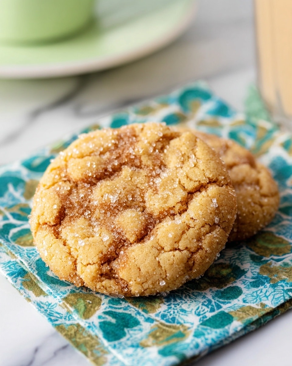 Crinkly Crackly Butter Toffee Sugar Cookies Recipe - Recipe Image