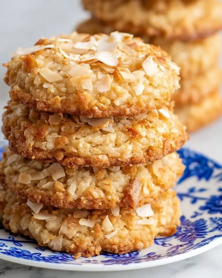 Crispy, Chewy Carolina Coconut Cookies Recipe
