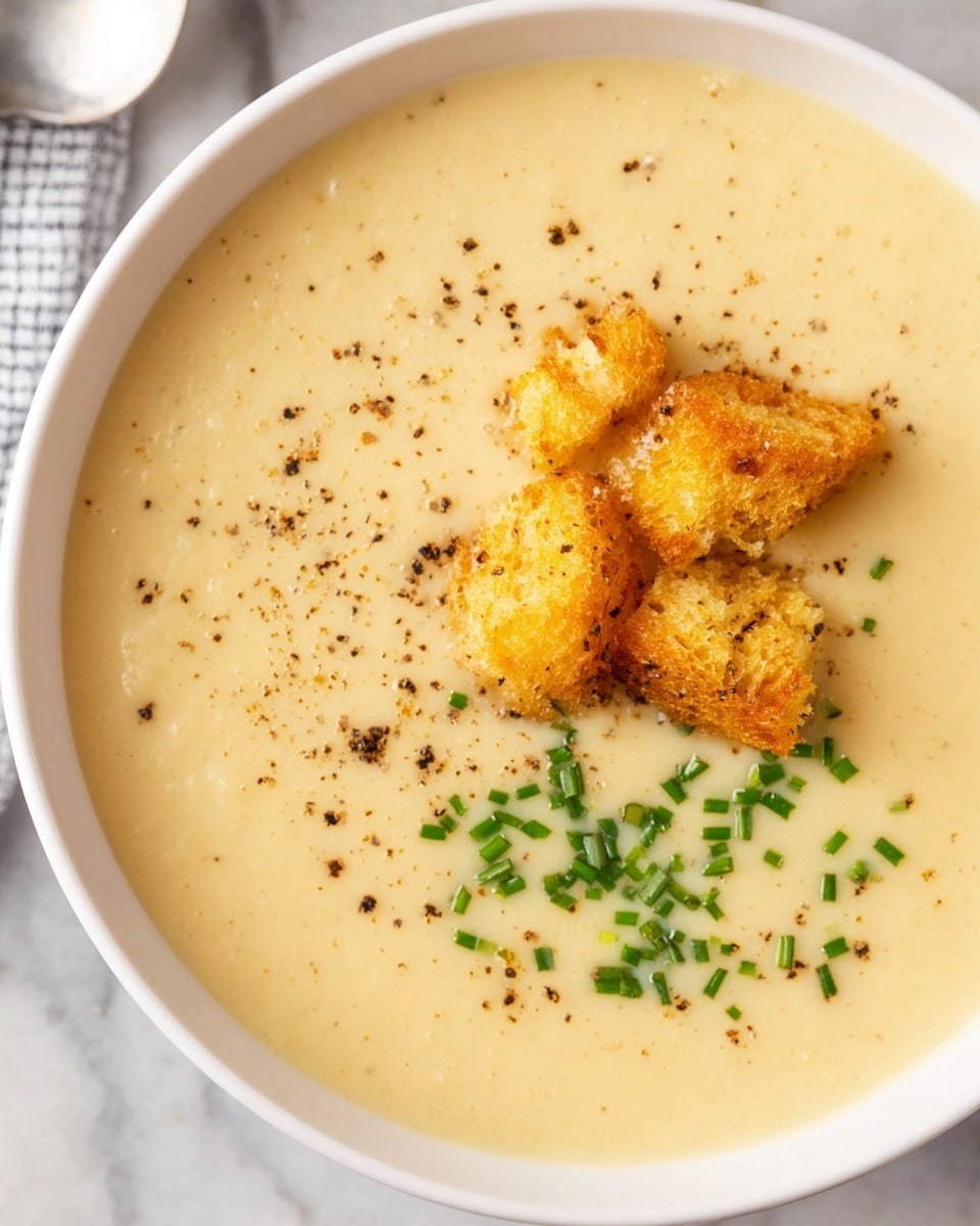 Creamy Potato Leek Soup Recipe - Recipe Image