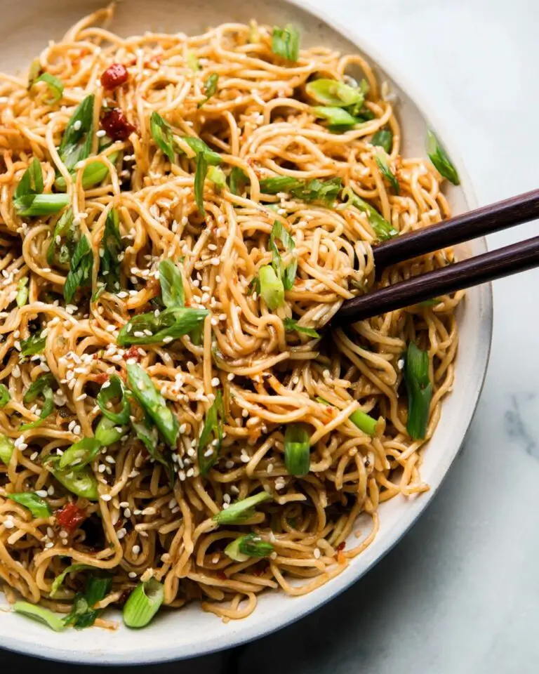 Sesame Garlic Ramen Noodles Recipe