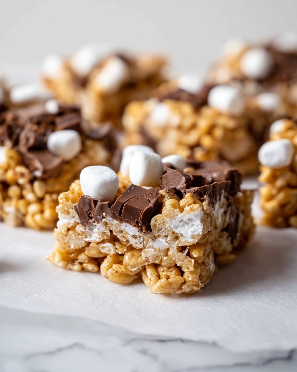 S'mores Rice Krispies Treats Recipe - Recipe Image
