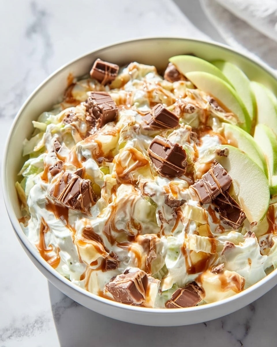 Snickers Apple Salad Recipe - Recipe Image