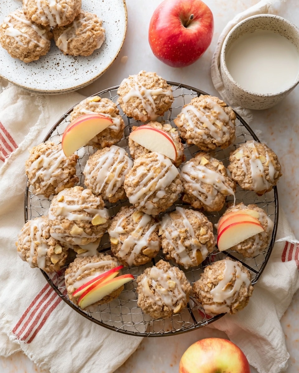 Apple Cinnamon Oatmeal Cookies Recipe - Recipe Image