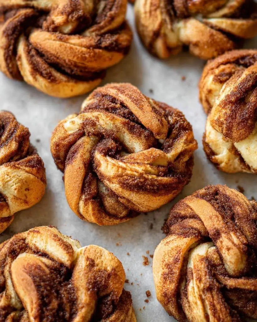 Cinnamon Knots with Coffee Icing Recipe