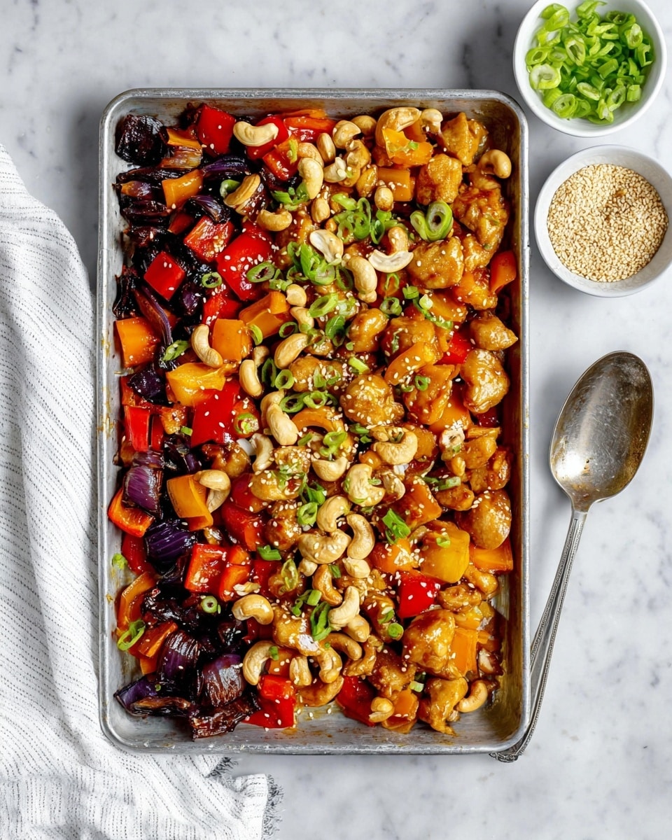 Jessica's Sheet Pan Cashew Chicken Recipe - Recipe Image