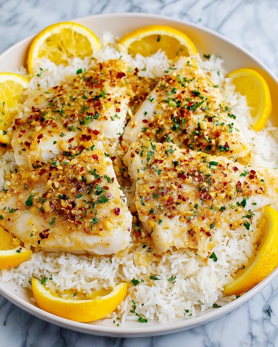 Baked Lemon Garlic Tilapia Recipe - Recipe Image