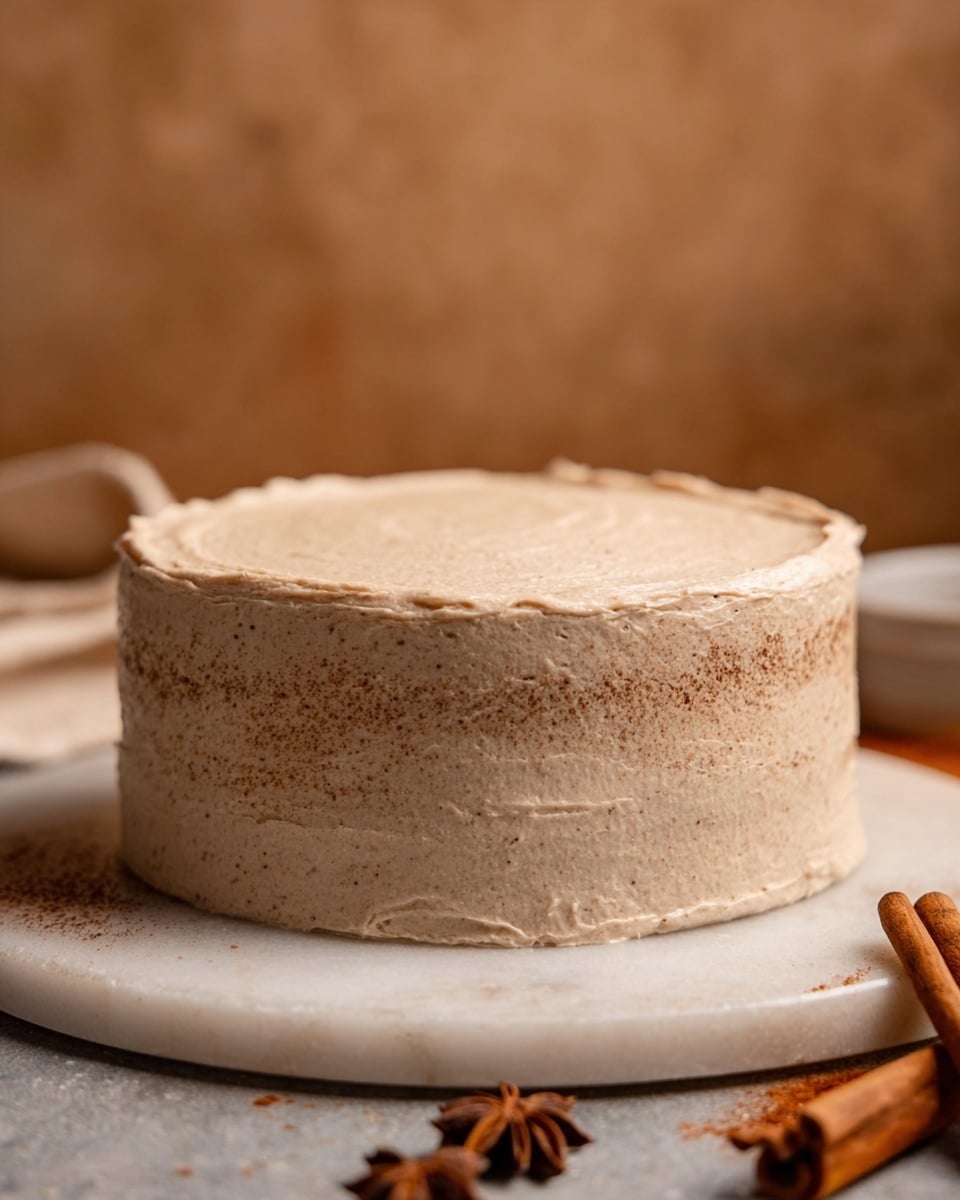 Chai Cake with Cinnamon Cream Cheese Frosting Recipe - Recipe Image
