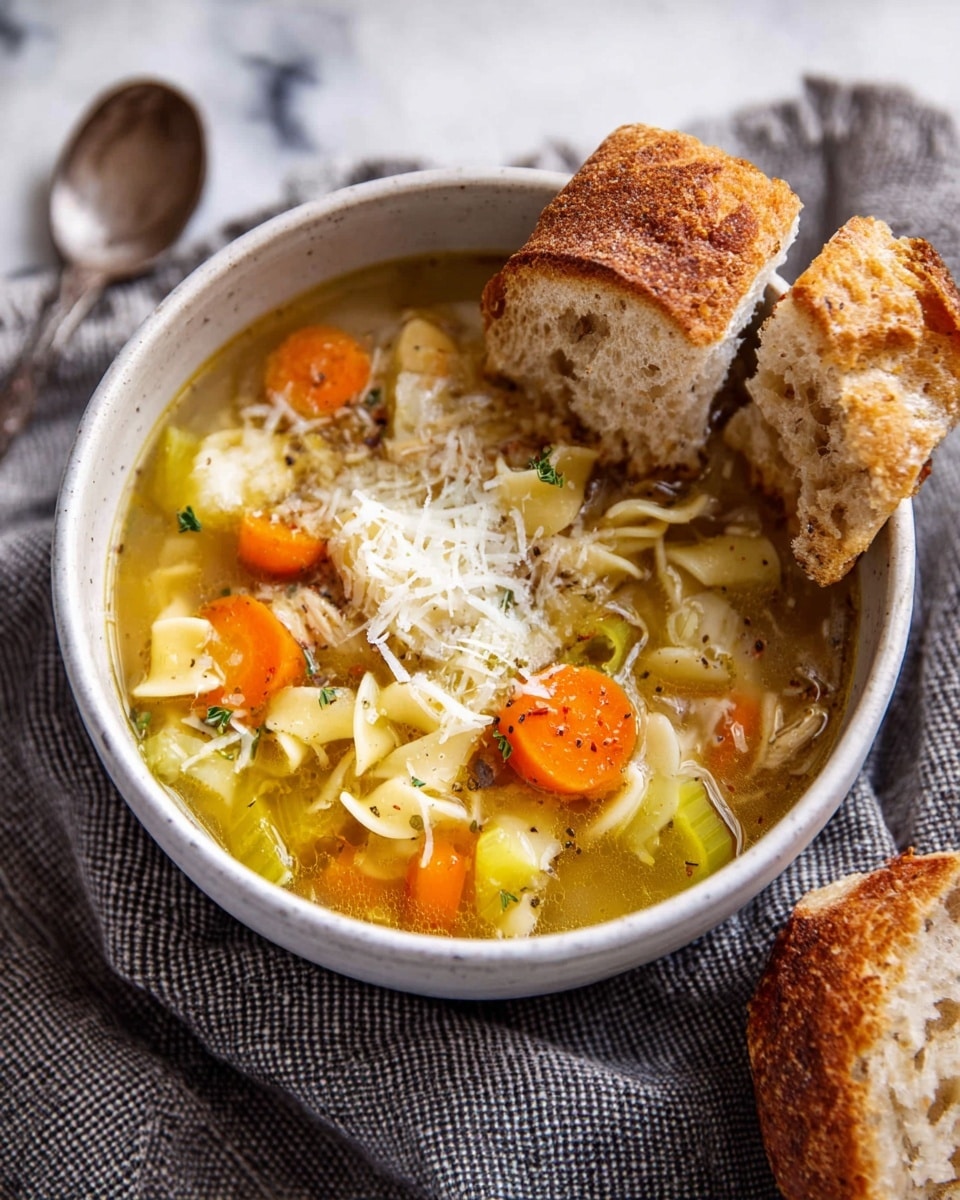 Homestyle Chicken Noodle Soup Recipe - Recipe Image