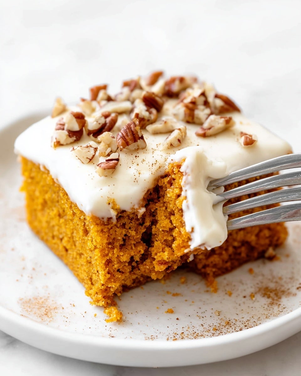 Pumpkin Cake with Cream Cheese Frosting Recipe - Recipe Image