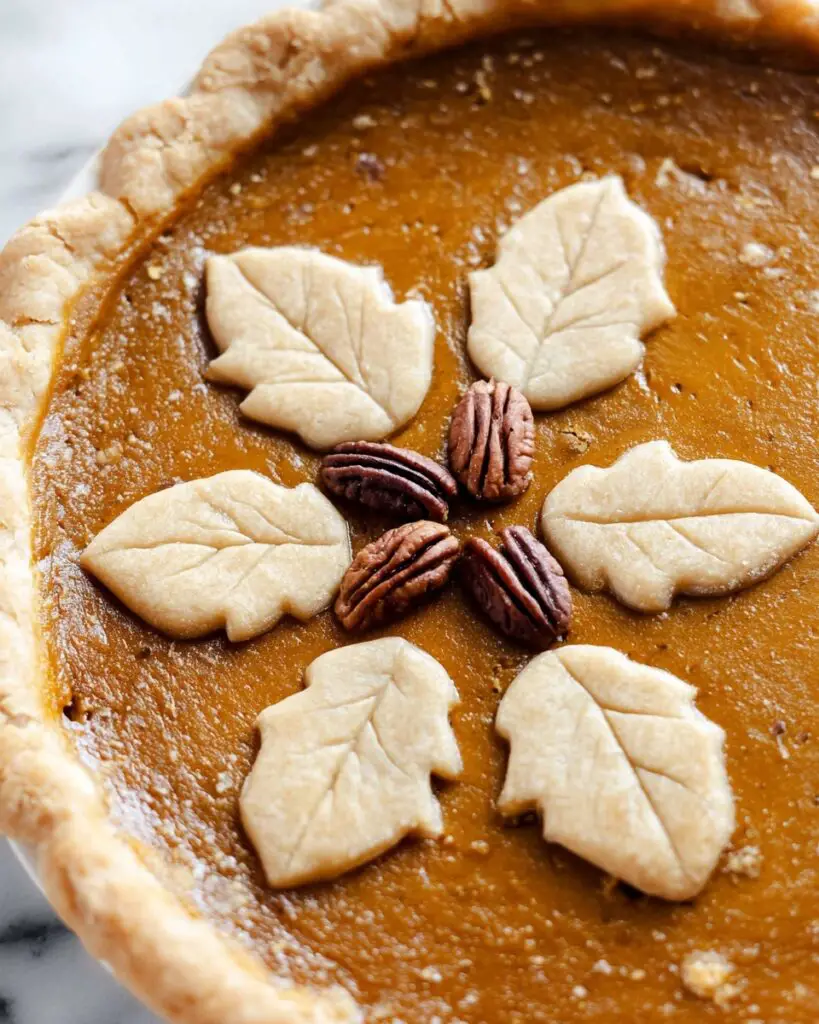 Classic Pumpkin Pie with Homemade Pie Crust Recipe