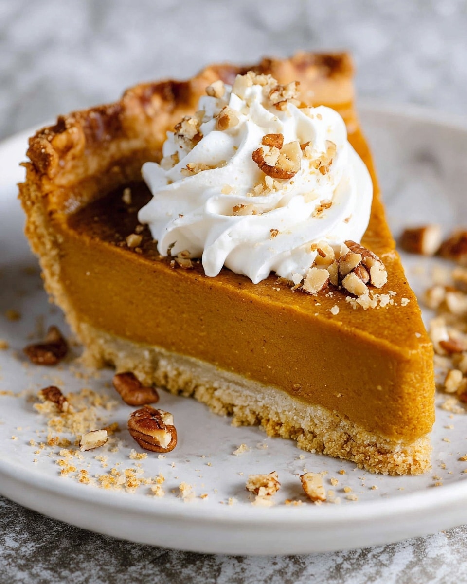 Classic Pumpkin Pie with Homemade Pie Crust Recipe - Recipe Image