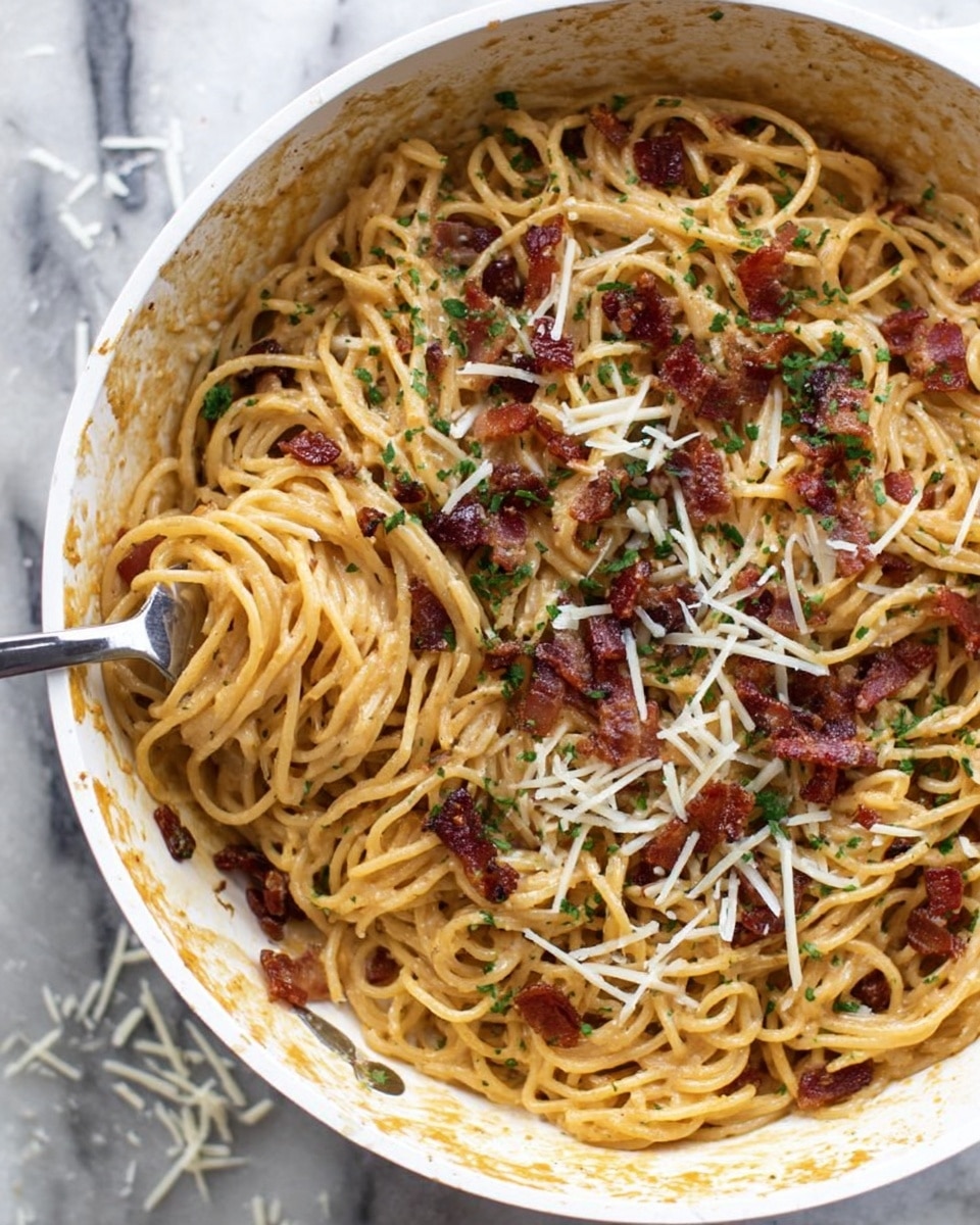 Butternut Squash Carbonara Pasta Recipe - Recipe Image