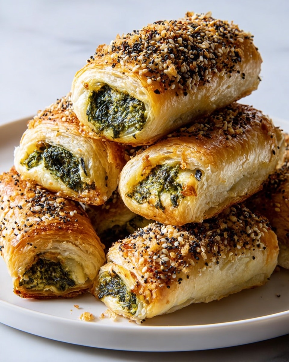 Spinach Dip Rolls Recipe - Recipe Image