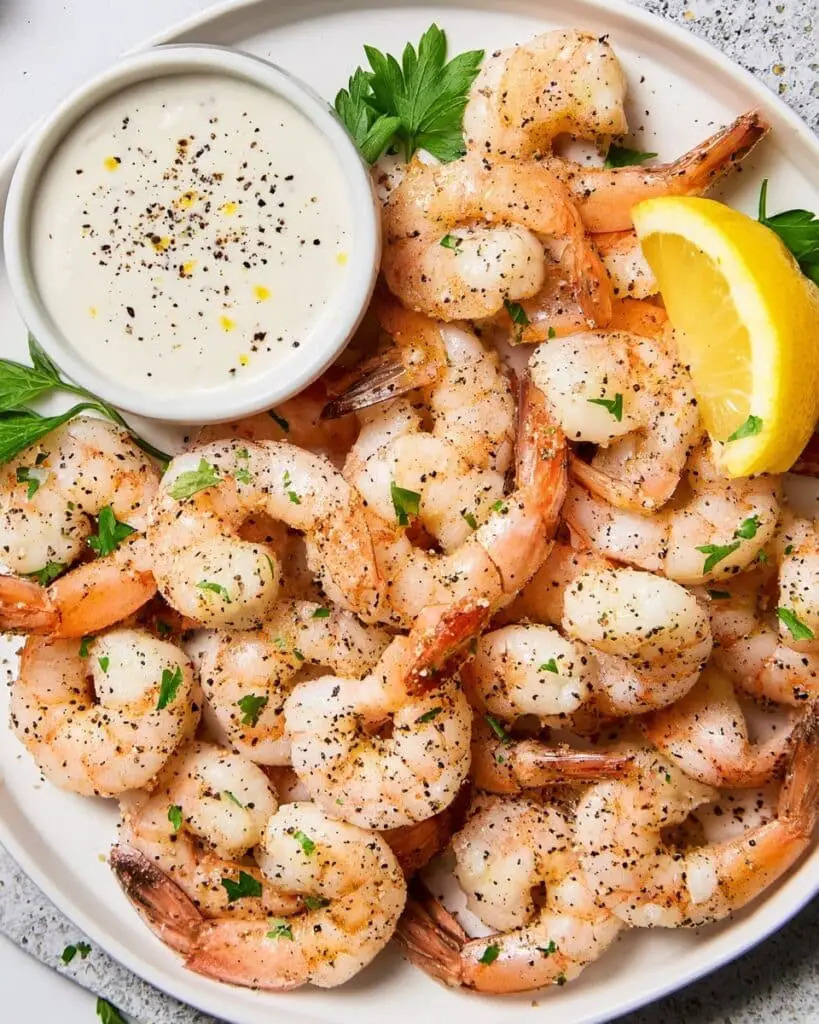 Roasted Shrimp Cocktail With Lemon-Horseradish Aioli Recipe