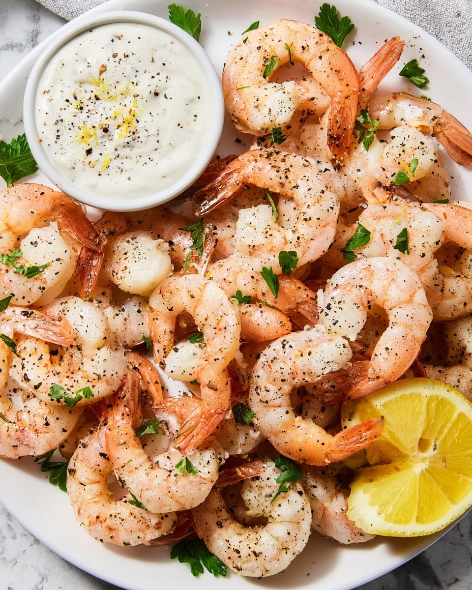 Roasted Shrimp Cocktail With Lemon-Horseradish Aioli Recipe - Recipe Image