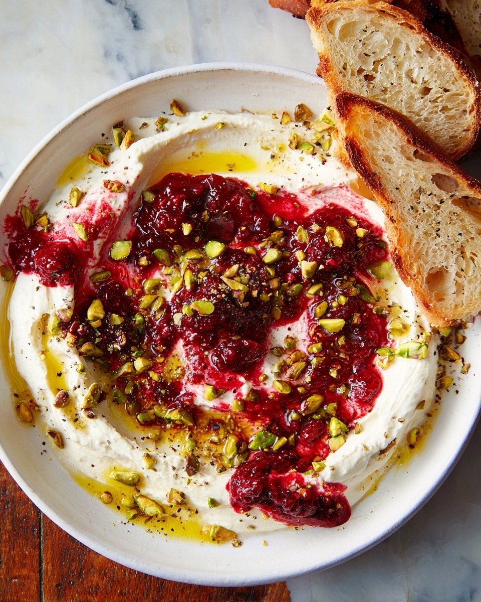 Cranberry Whipped Feta Dip Recipe - Recipe Image