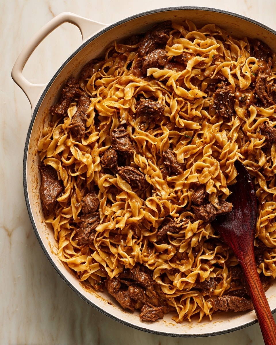 Amish Beef & Noodles Recipe - Recipe Image