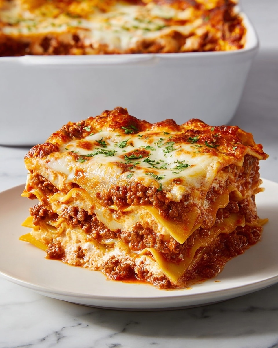 Best Homemade Lasagna Recipe - Recipe Image