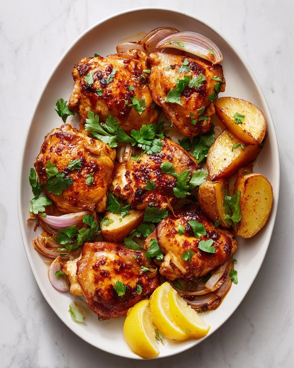 Sheet-Pan Harissa Chicken & Sweet Potatoes Recipe - Recipe Image