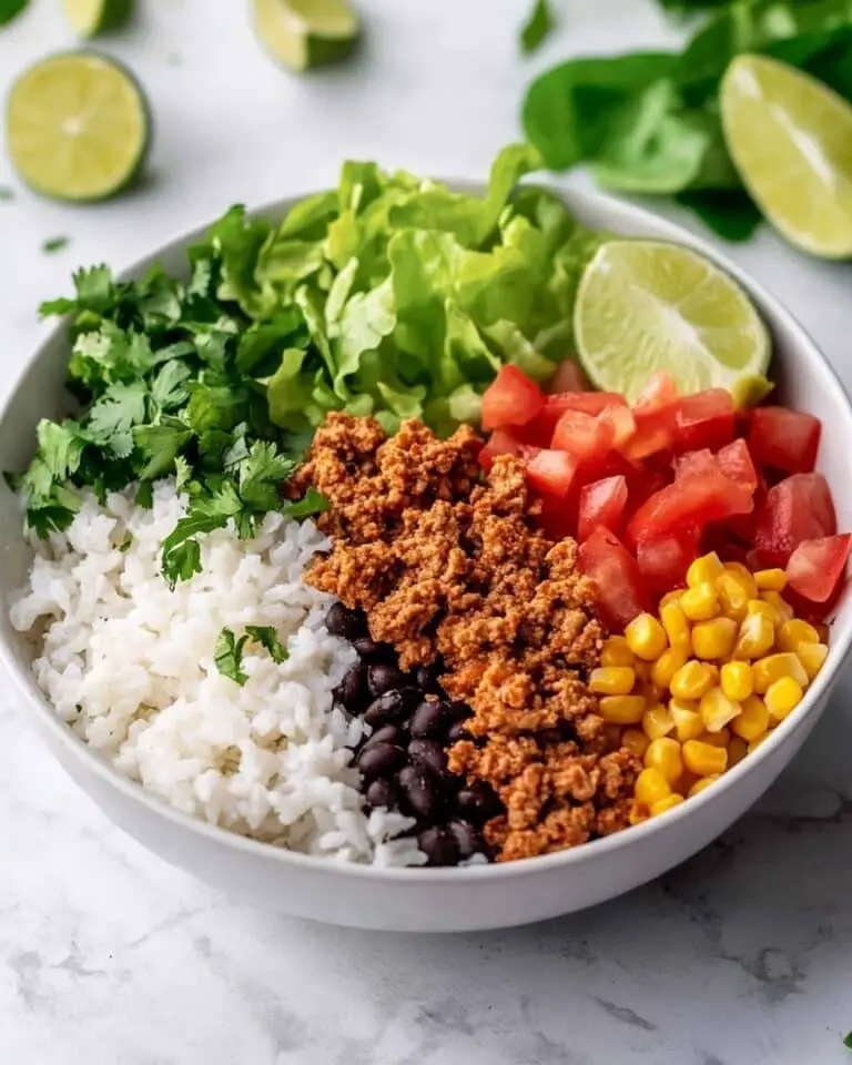 Ground Chicken Burrito Bowls Recipe