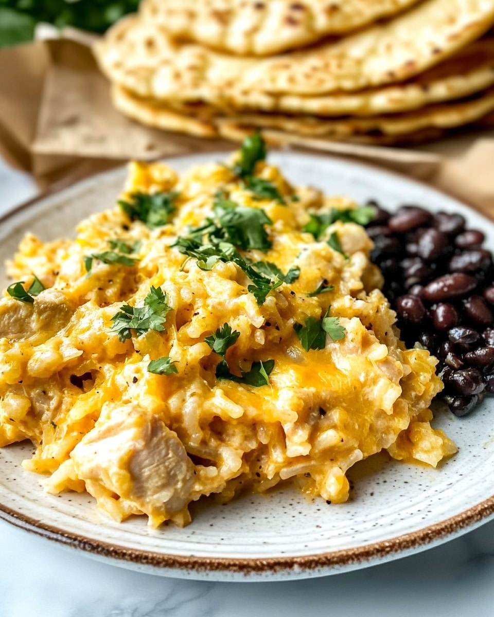 Mexican Chicken and Rice with Queso Recipe - Recipe Image