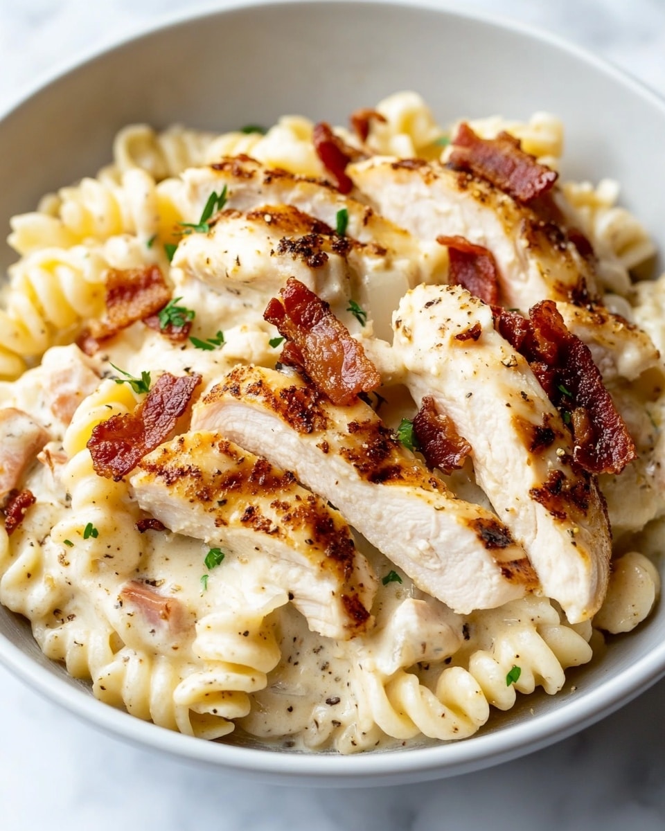 Chicken Bacon Ranch Pasta Recipe - Recipe Image