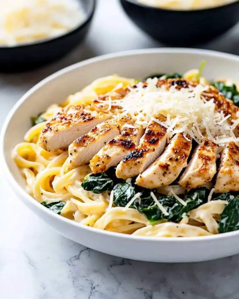 Creamy Chicken Florentine Pasta Recipe