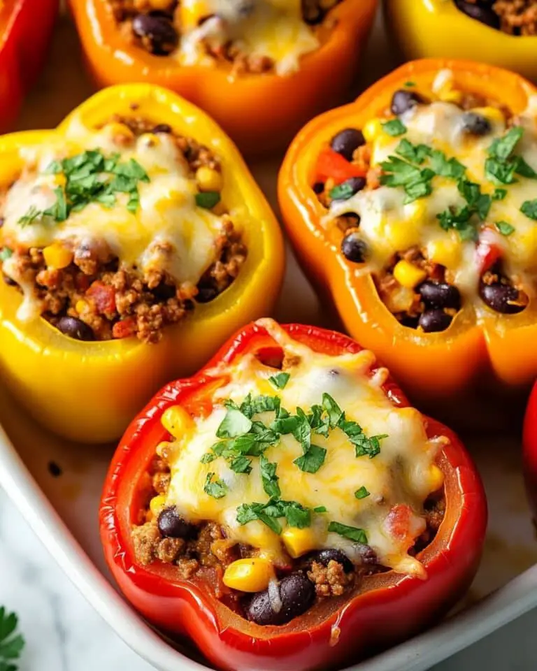 Enchilada Stuffed Bell Peppers Recipe