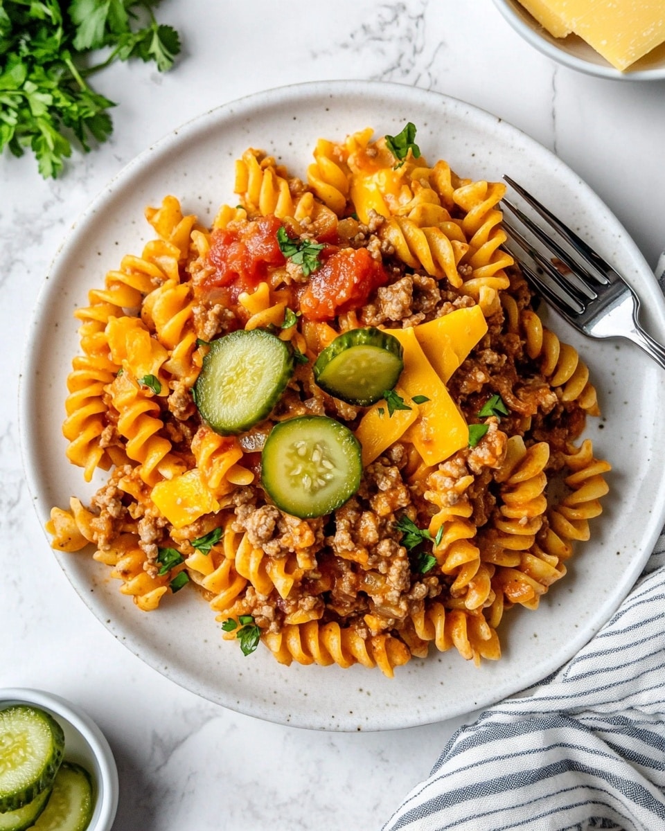 Cheeseburger Casserole Recipe - Recipe Image