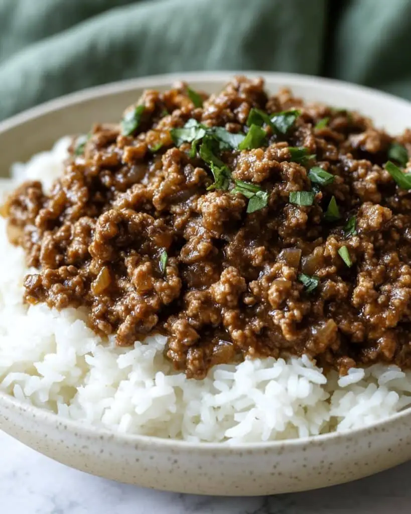 Mongolian Ground Beef Recipe