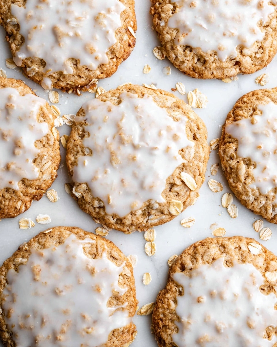 Old Fashioned Iced Oatmeal Cookies Recipe - Recipe Image