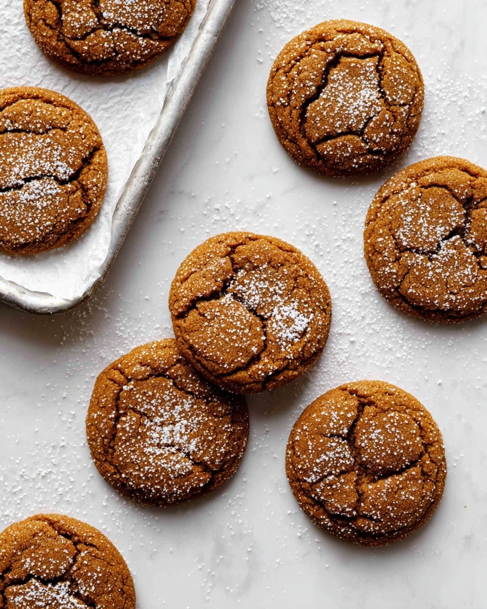 Soft Ginger Molasses Cookies Recipe - Recipe Image