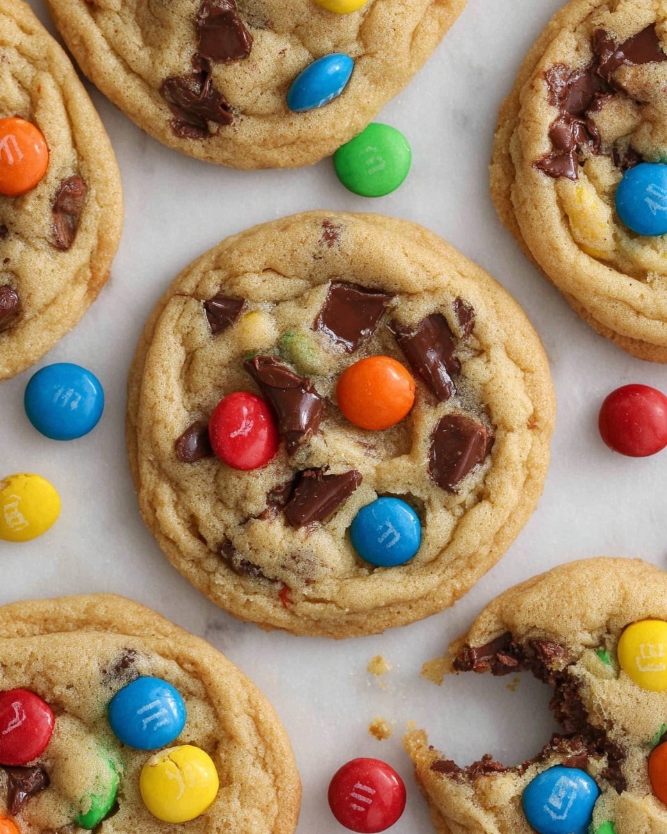 Soft and Chewy M&M Cookies Recipe - Recipe Image