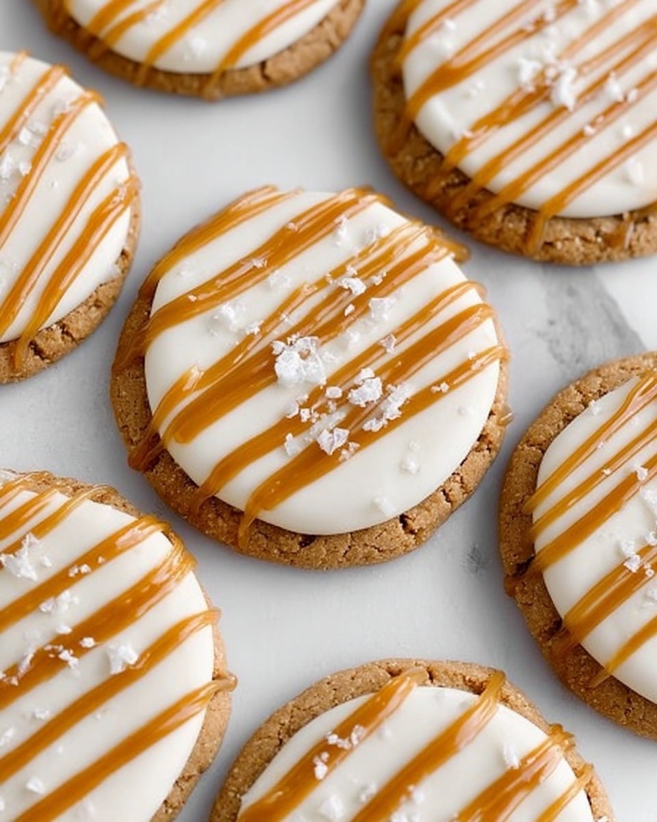 Copycat Crumbl Salted Caramel Cheesecake Cookie Recipe - Recipe Image