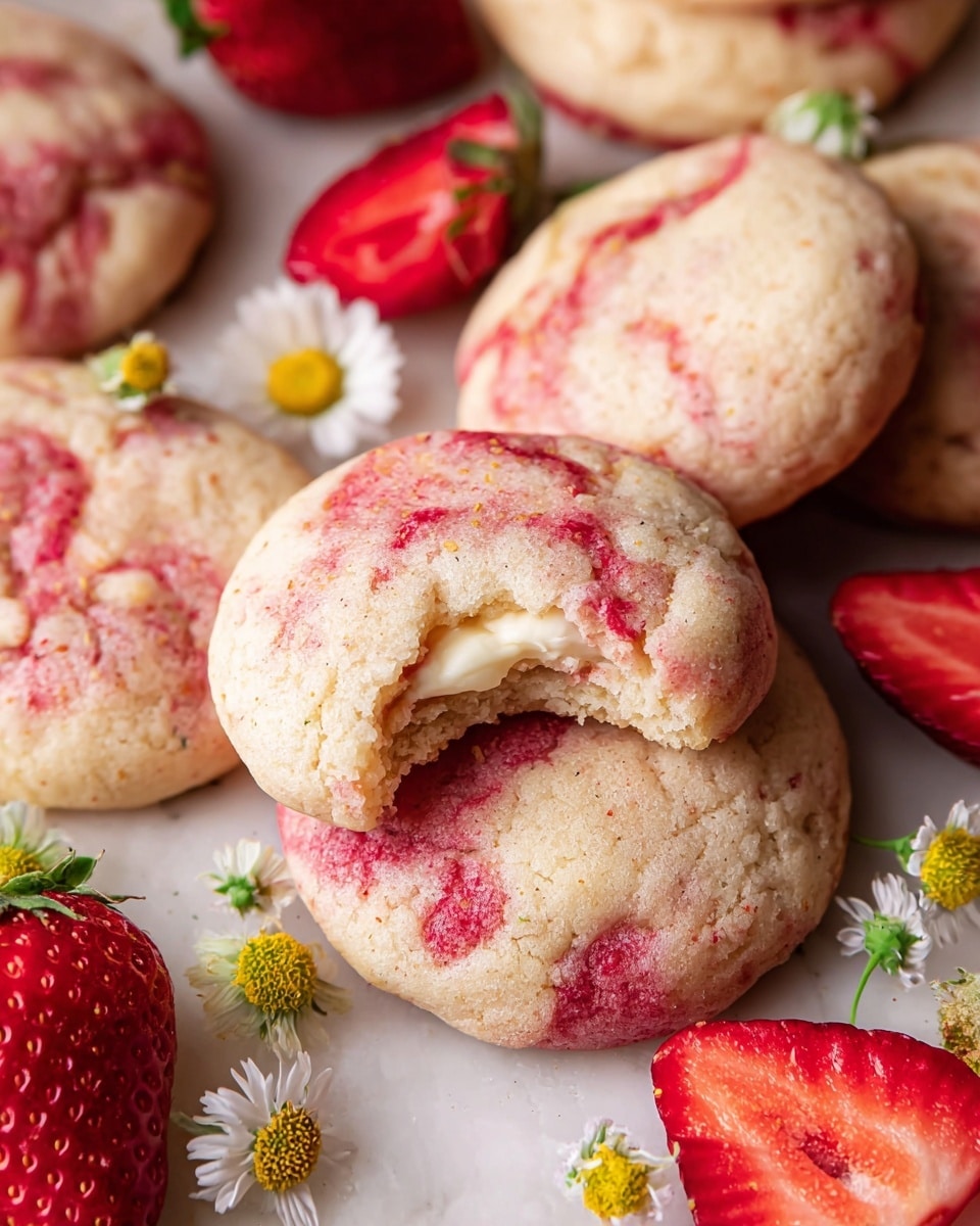 Strawberry Cheesecake Cookies Recipe - Recipe Image