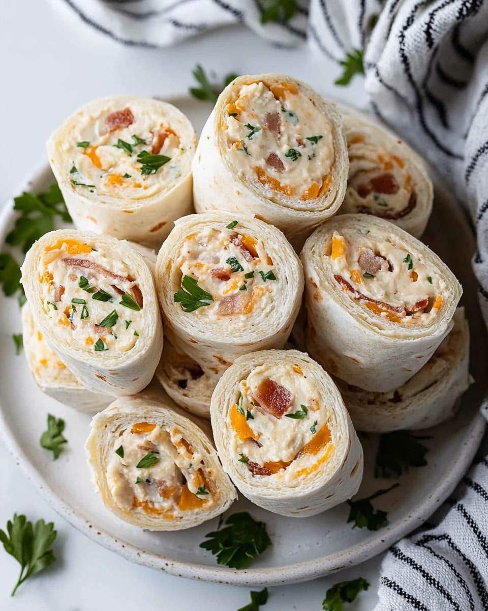 Chicken Bacon Ranch Pinwheels Recipe - Recipe Image