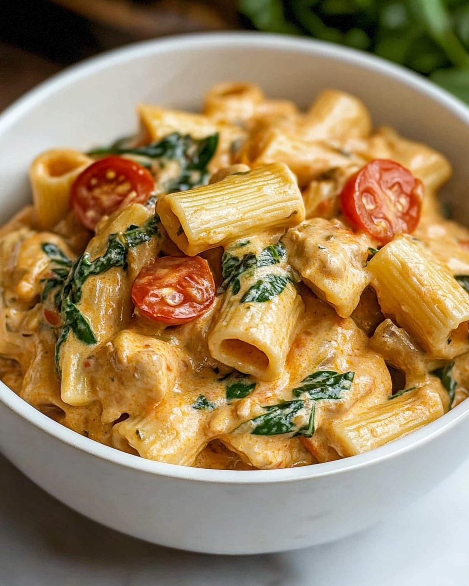 Tuscan Chicken Pasta Recipe - Recipe Image