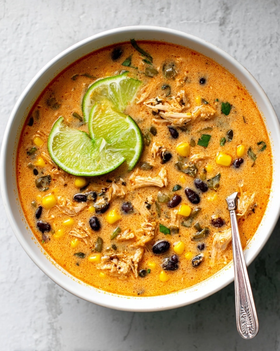 Easy Chicken, Poblano, and Black Bean Soup Recipe - Recipe Image