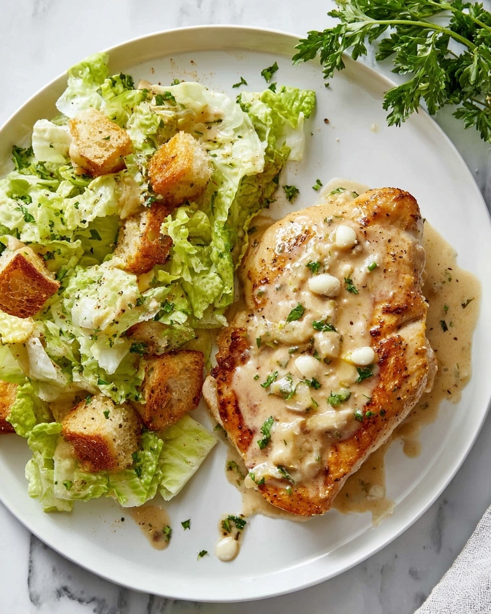 Creamy Garlic Chicken Recipe - Recipe Image