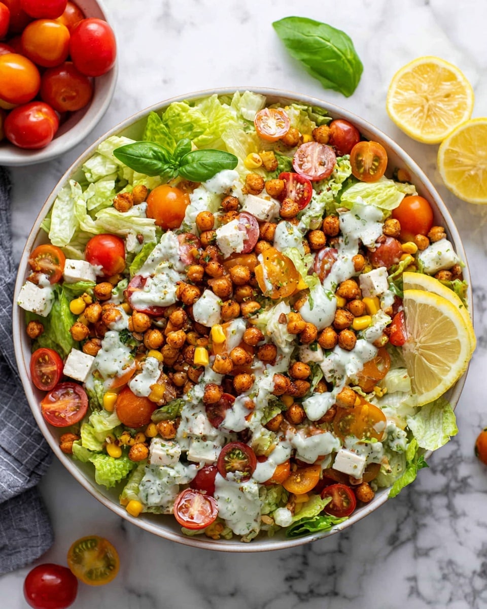 Honey Roasted Chickpea and Avocado Salad Recipe - Recipe Image