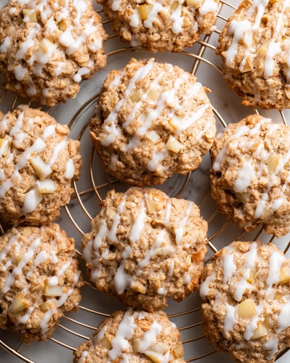 Apple Cinnamon Oatmeal Cookies Recipe - Recipe Image