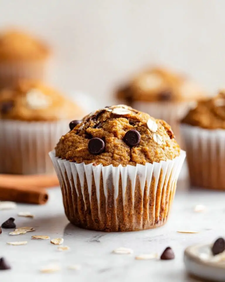 One-Bowl Healthy Oatmeal Pumpkin Muffins Recipe