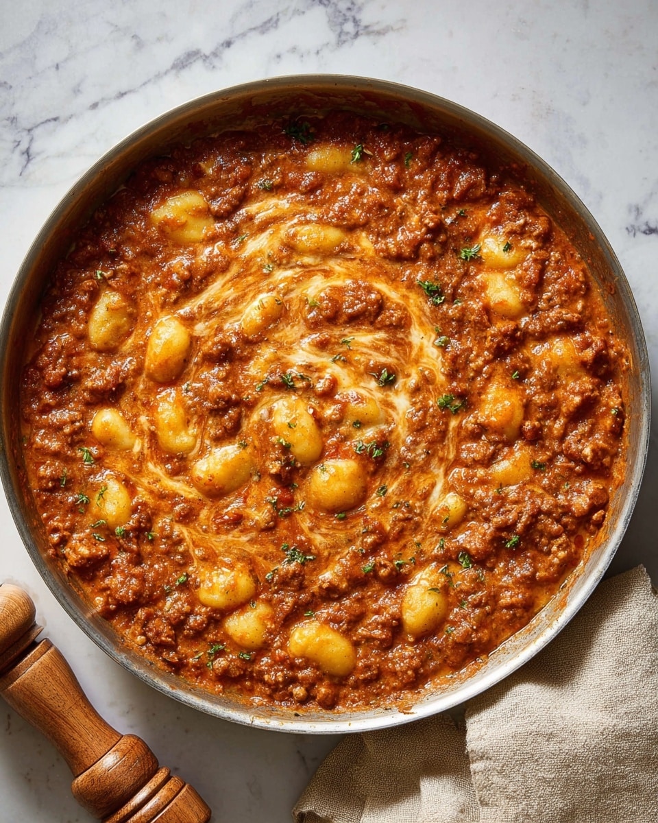 Easy Stovetop Gnocchi Lasagna Recipe - Recipe Image
