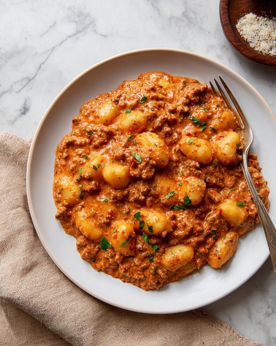 Easy Stovetop Gnocchi Lasagna Recipe - Recipe Image
